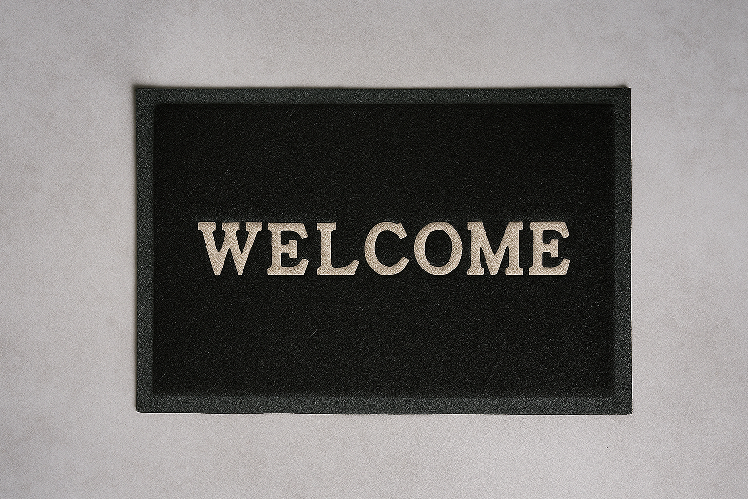 Modern Welcome Doormat –Stylish & Durable