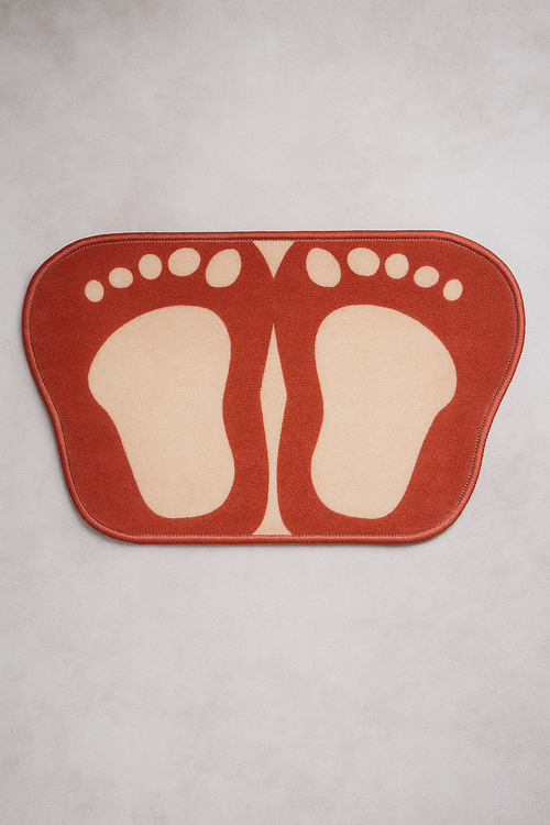 Cute Foot Shape Doormat – Anti-Slip & Washable